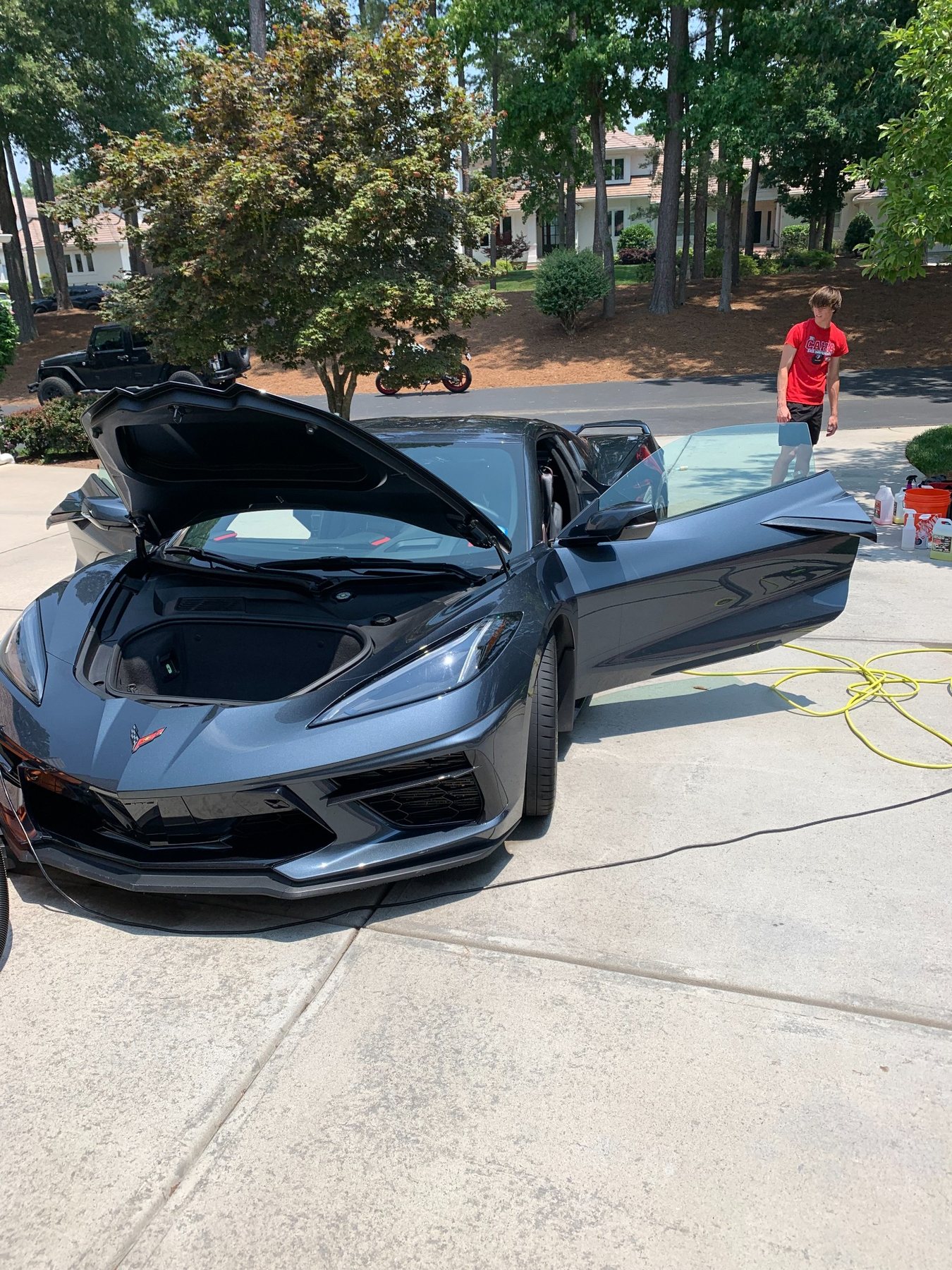 Detailing a Corvette