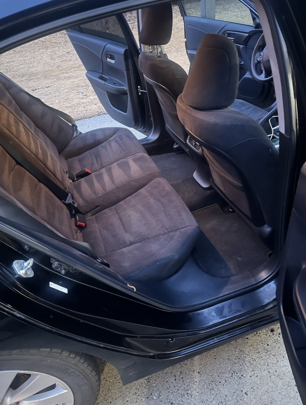 Vehicle interior after detailing